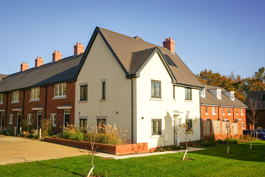 Social housing exterior — adaptation work undertaken by WECR